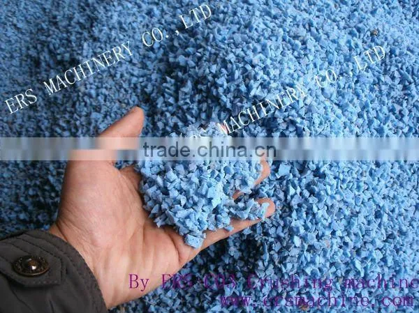 Sponge foam rubber plastic crusher cutting machine