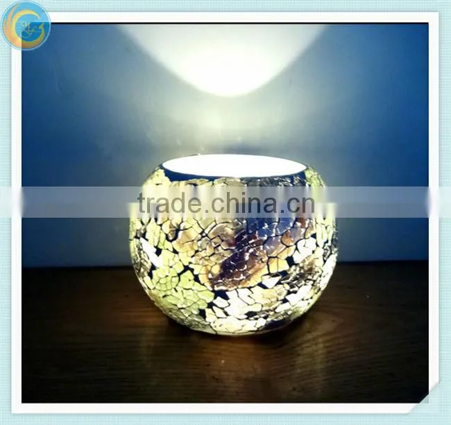 beautuful mosaic glass oil lamp
