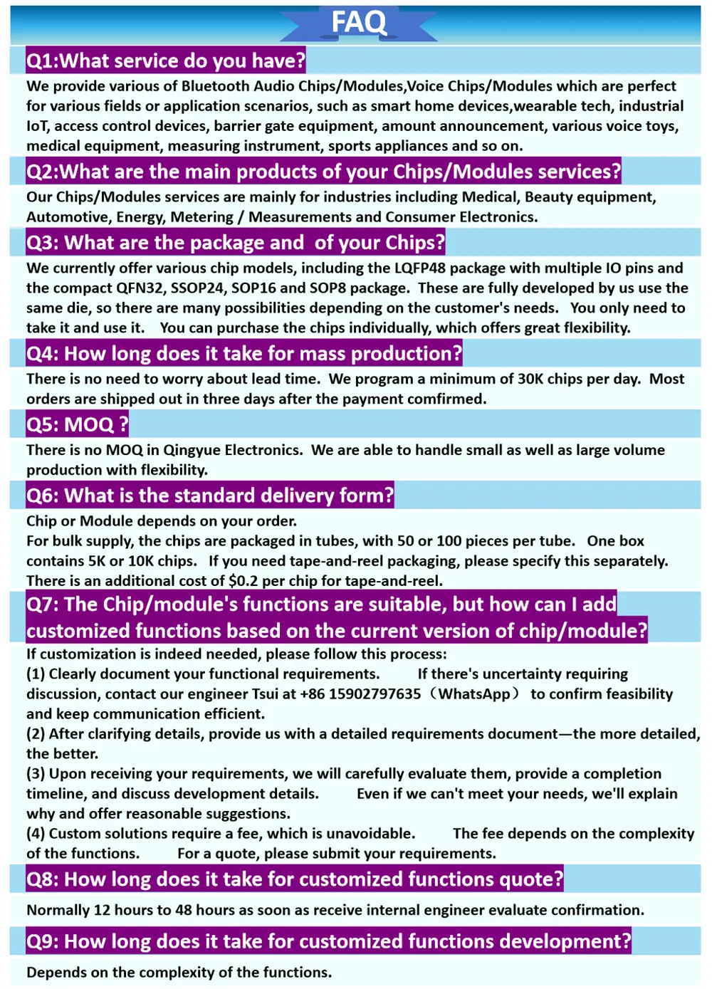 FAQ