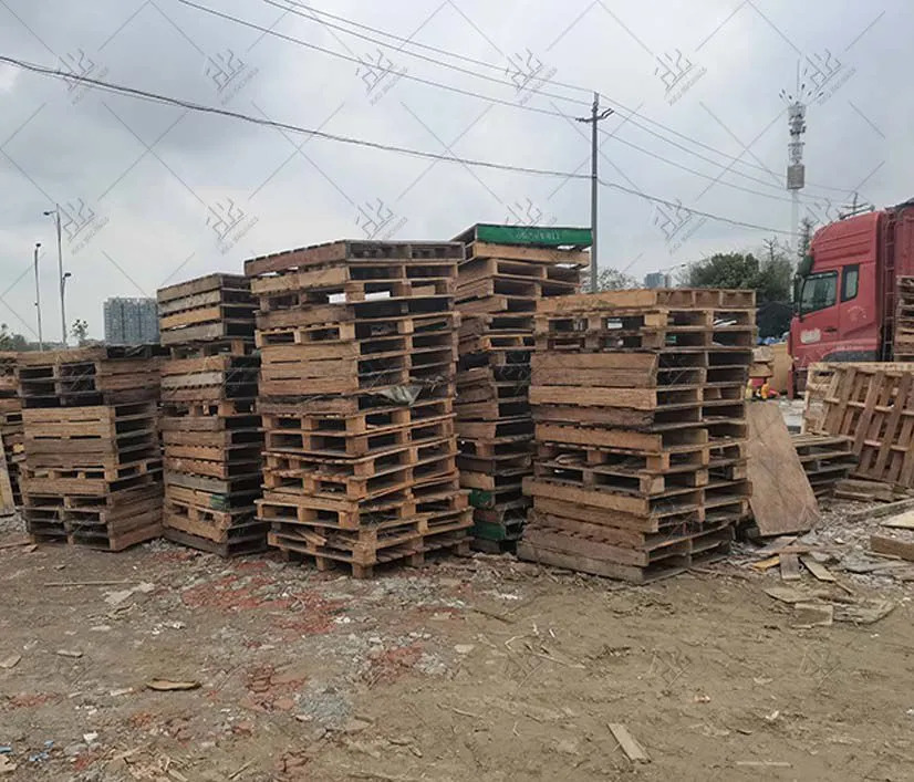 7 wood pallet crusher