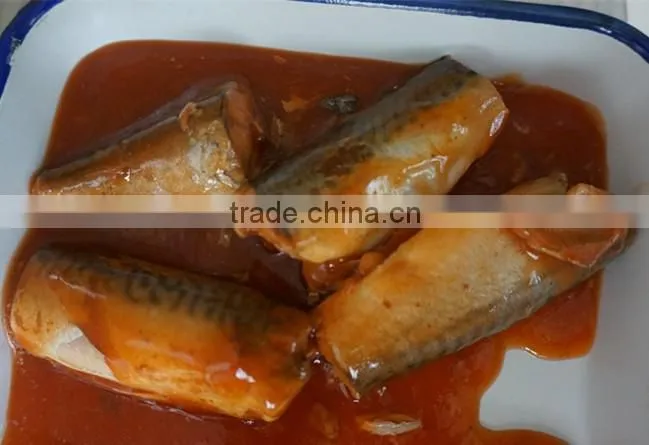 Canned mackerel in tomato sauce 425g