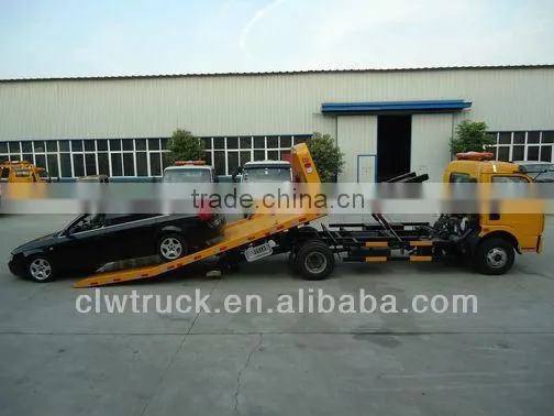 Factory Price Dongfeng DLK 4 ton flatbed wrecker manufacturer