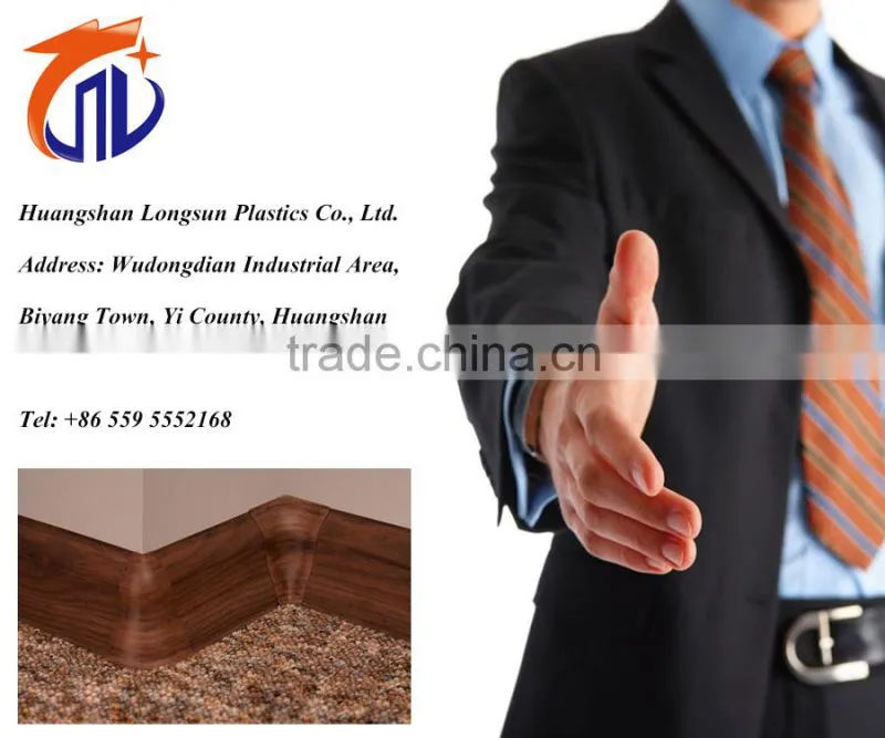 Kitchen plastic board rubber angle skirting board products
