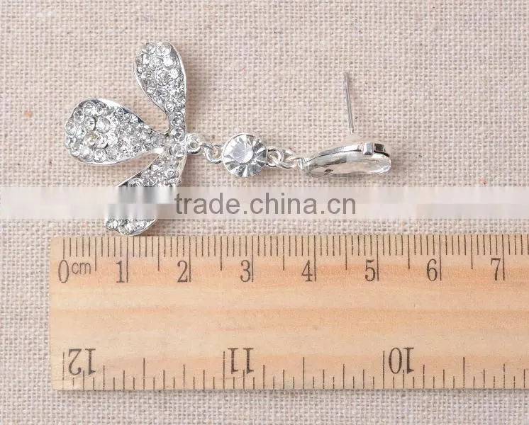 2016 Hot Sale Classical Crystal Necklace Earring Charming Jewelry Set
