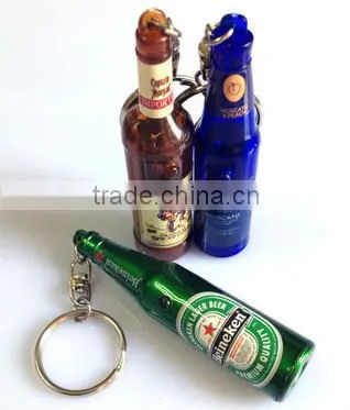 all shapes plastic Led customed design logo and projector your own logo keychainTorch Led Light Keyring to your friend