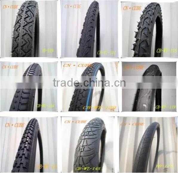 High performance bike tire,black color bike tire for kids