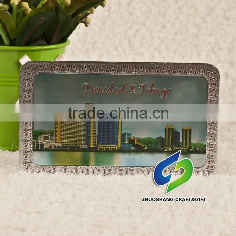 Custom fine high quality aluminum foil fridge magnets