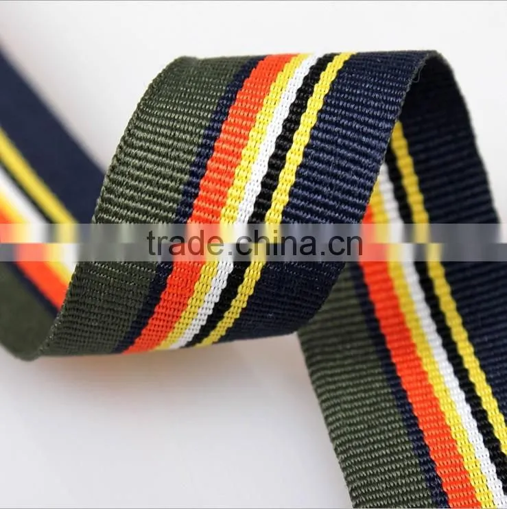 Polyester Color Strap Badge Medal Webbing