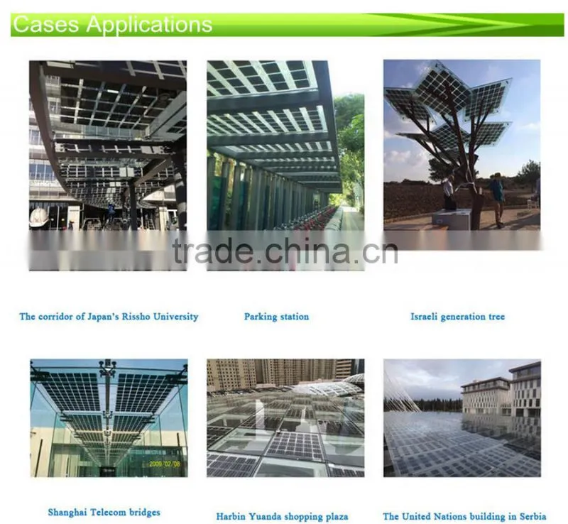 5%-50% Transparent Solar Panel BIPV For Building