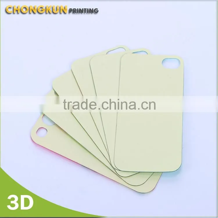 Customized Plastic 3d lenticular cell phone sticker iphone 4/5/6s samsung sticker