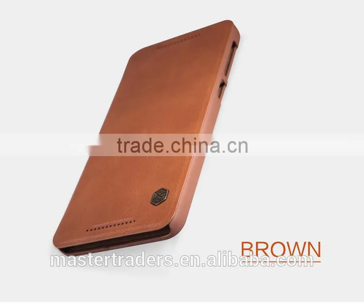 Original NILLKIN Qin Series Wallet Flip PU Leather Case For HTC One E9 Plus MT-3513