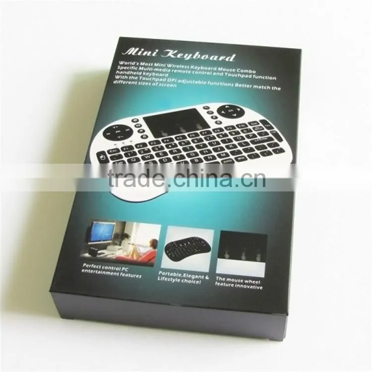 Air mouse 2.4G Wireless Keyboard with Li-ion Battery