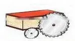 panel sizing saw blade for particle board and MDF cutting
