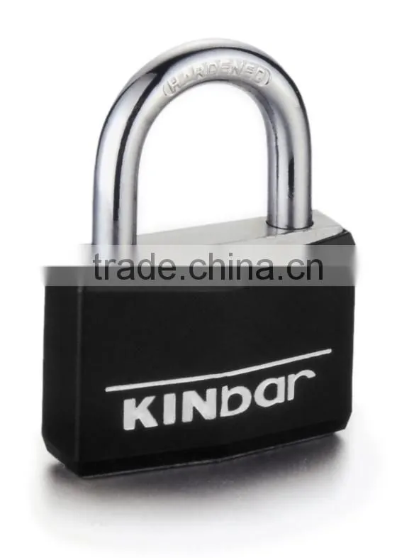 Color Plastic coated padlock