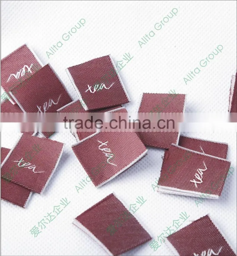 Wholesale custom clothing woven label of high density