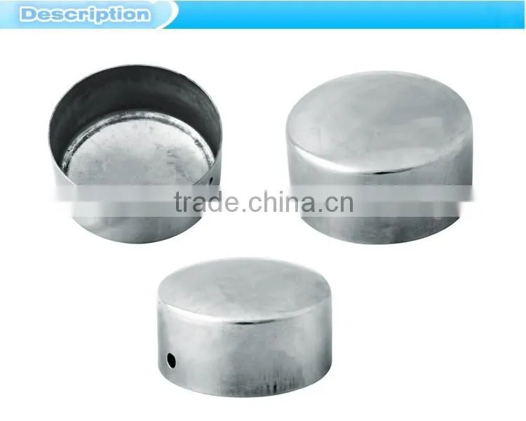 EC -20 Hot sale handrail steel railing dome end cap