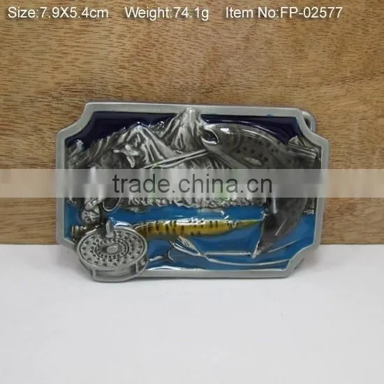 Promotional metal custom plate buckles