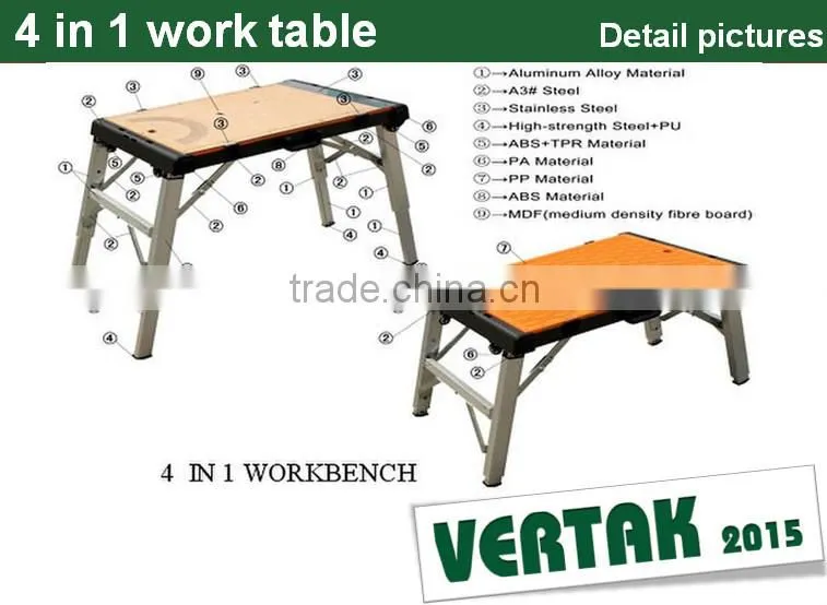 Chinese adjustable height work platform,movable platform