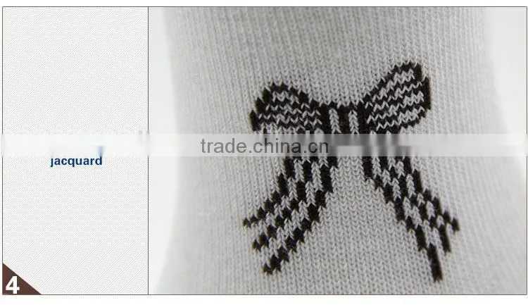 Bowknot Jacquard Girl Baby Sock