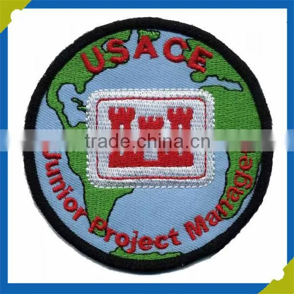 Promotion latest design garment patch embroidery patches China supplier