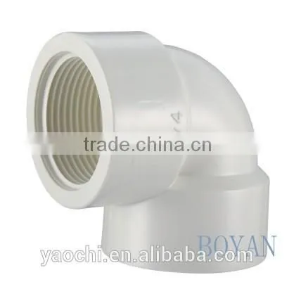Made in china pp fitting 90 deg female thread elbow