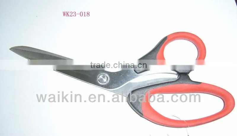 Practical Stainless Steel Soft Touch Handle Office Scissors