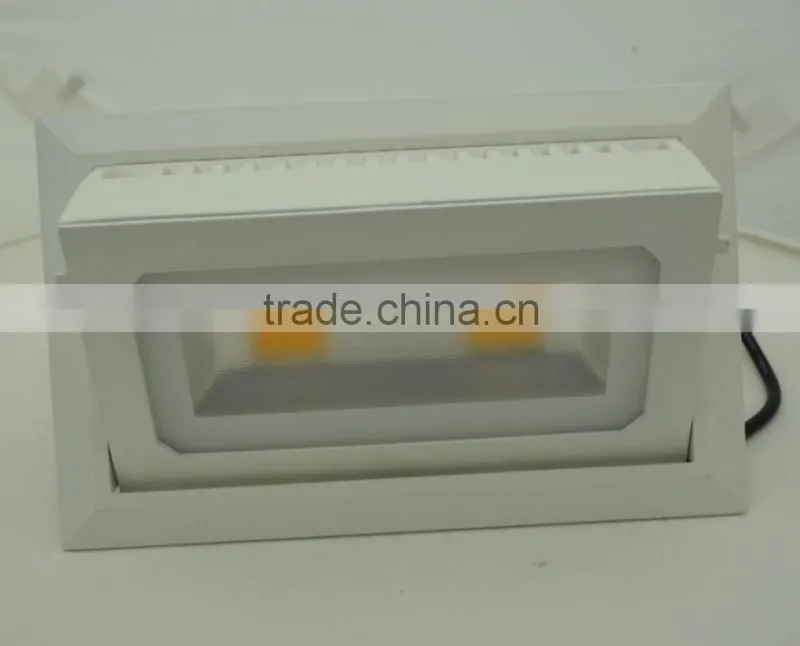 KWT LED Shop Lighting Adjustable COB LED Rectangular Downlight 30w/45w