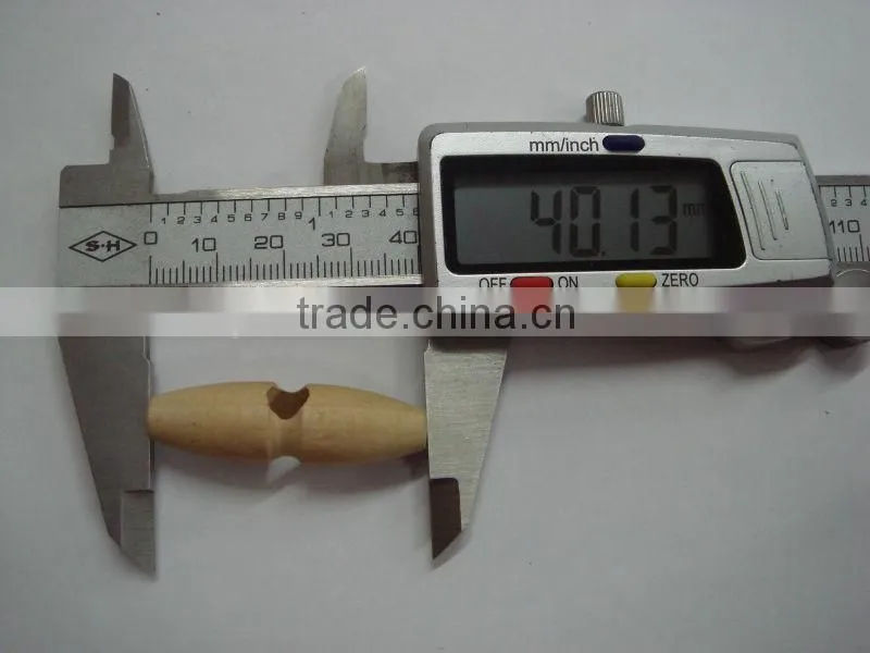 2015 fashion used natural wood sewing horn button