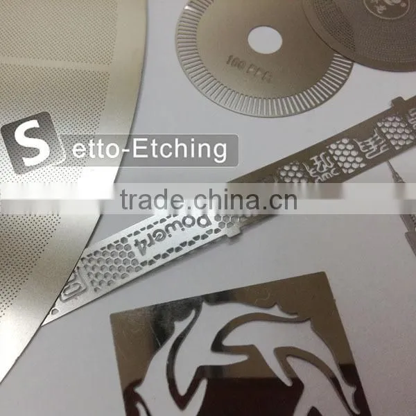 Professional photo etching small precision parts for machinary components