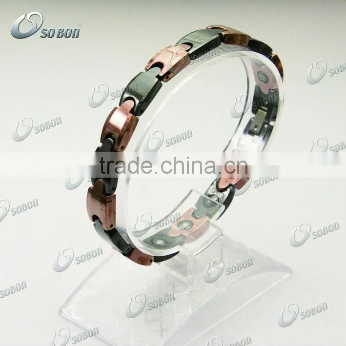 New design healthy titanium germanium magnatic ceramic bracelet