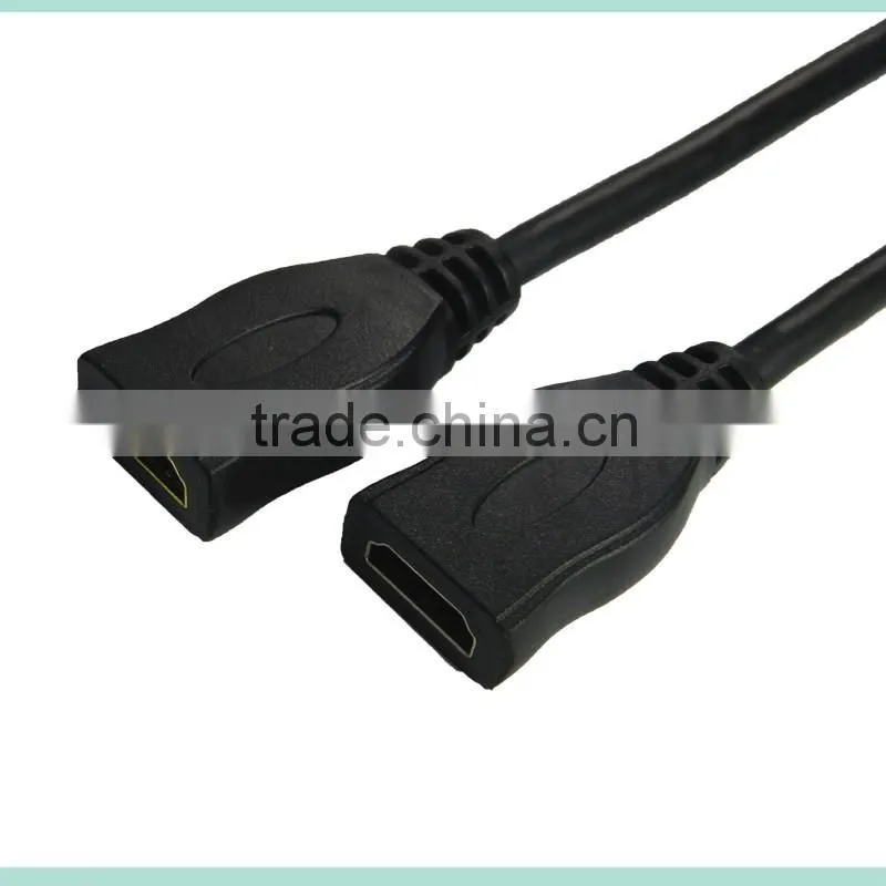 Low price HDMI 19 pin Female to Female cable with Ethernet support 3D and 4K