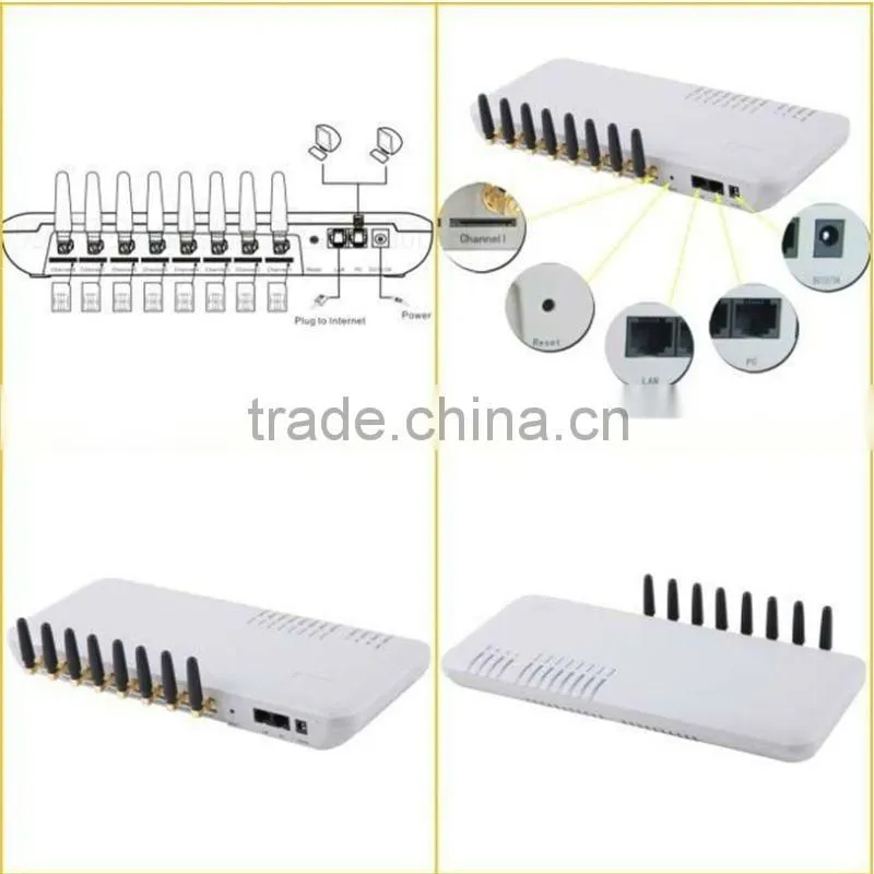 VoIP Gsm Gateway 8 Port GoIP Configuration