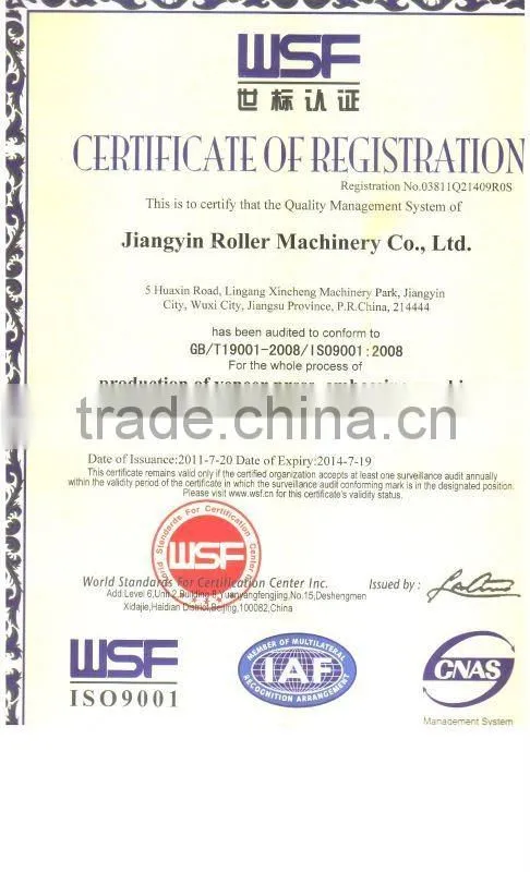 textile non-woven fabric calender machine