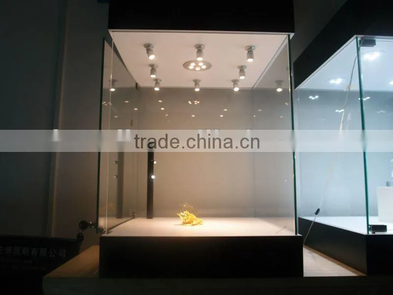 3w led under cabinet light black ,silver,white for option for jewelry stores