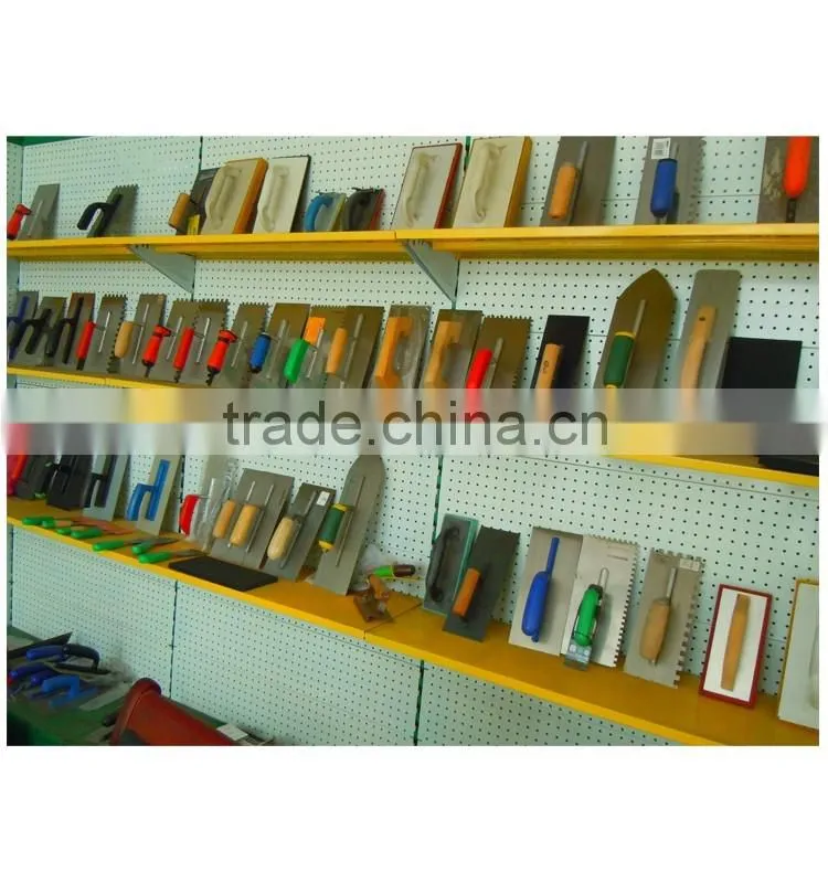 fine polished one piece forged trowel with wooden handle ( factory )