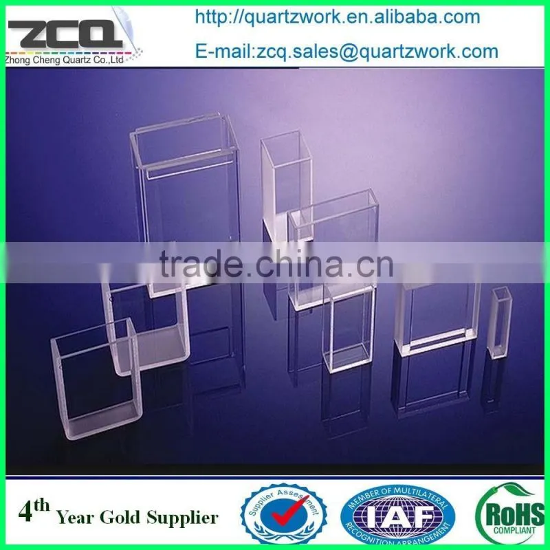 Spectrophotometer Quartz Cuvette for UV Absorbance Testing