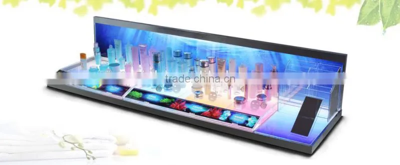 Elegant plexiglass cosmetic lipstick stand acrylic cosmetic display