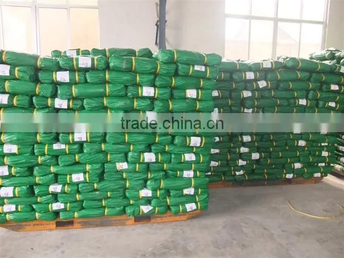 Green/Black Heavy-Duty Tarp, Green& Black Poly Tarps