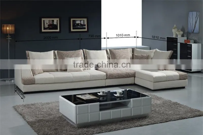 2015 Washable Fabric Corner Sofa For Sale, L-Shaped Chaise With Recliner