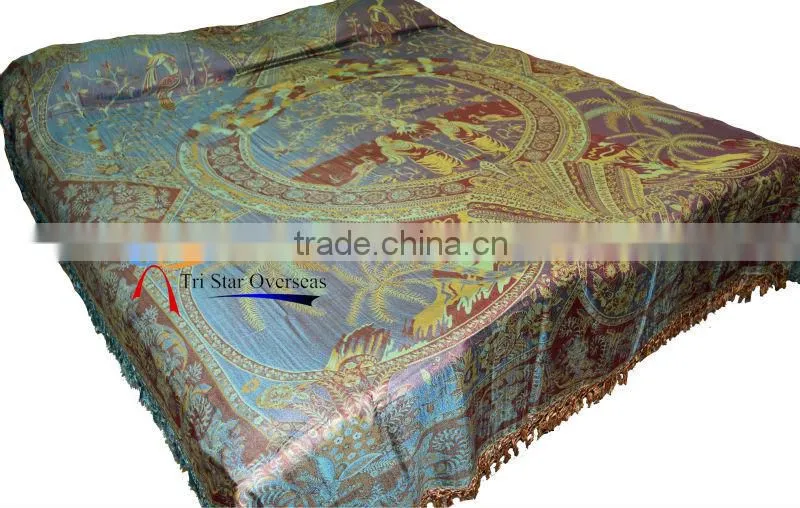 indian sofa throws in silk