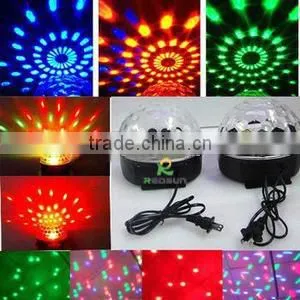 High Quality!!!Lowest Price!!!Special Effect RGBW LED thunder Crystal disco Ball/ Professional Magic Music Disco Ball Light