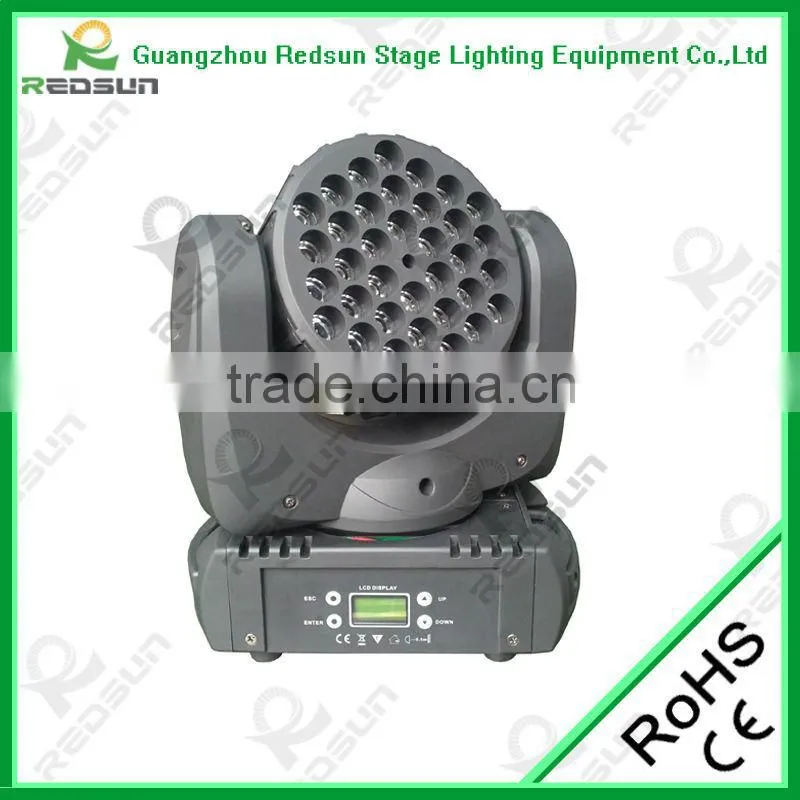 World best selling products night club equipment 36pcs*3w led moving head beam