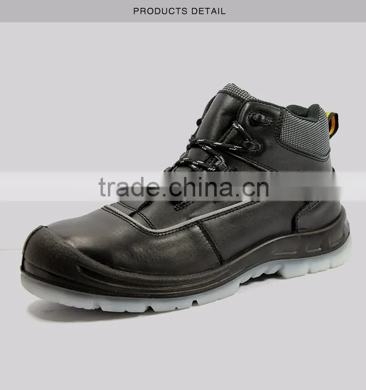 China cow split leather cat safety shoes