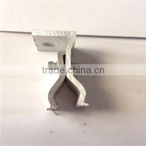 cheap aluminum adjustable clamps for solar mounting brackets metal roof clamp