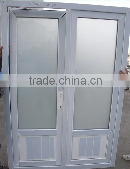 PVC door manufacturers french with toilet design