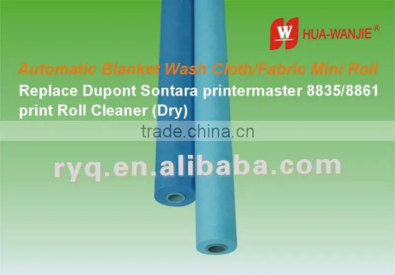 Automatic blanket wash cloth roll