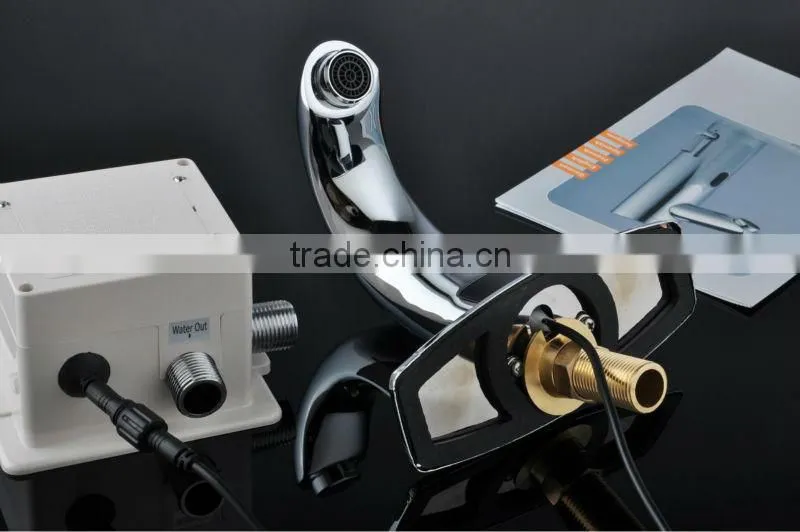Chromed Health Automatic Infrared Sensor Bathroom Faucets (Cold)