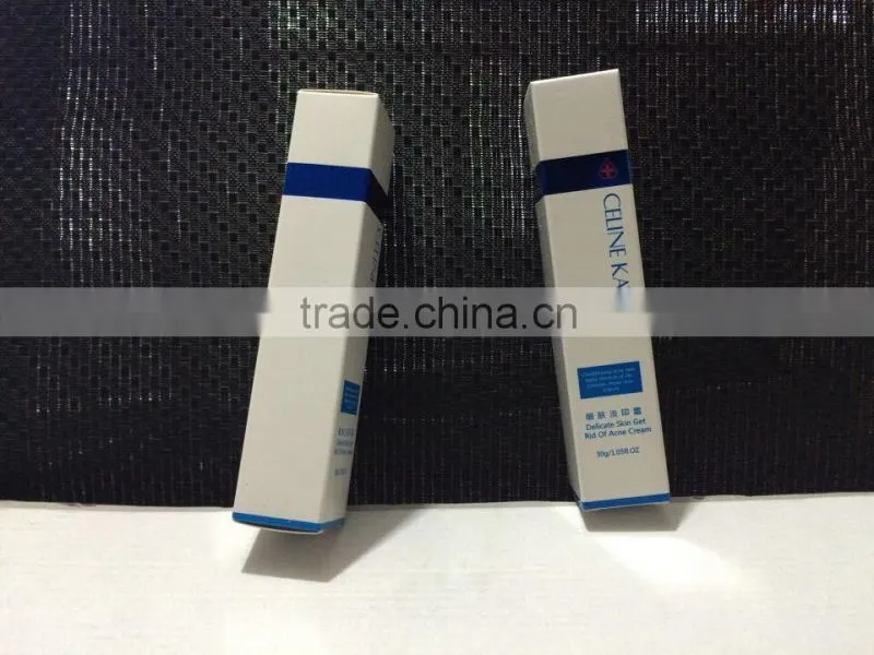 top quality paper box with logo printed for cosmetic package