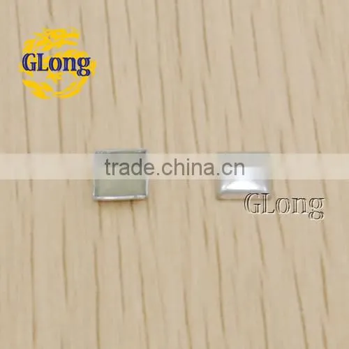 6mm Hot Fix Pyramid Aluminum DIY For clothing bag shoe Accessories Free Shipping #GT101-6Z(001)
