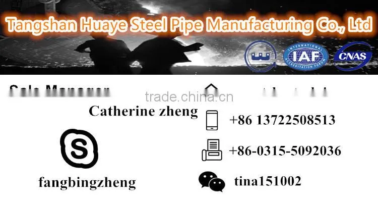 2 inch red paint erw low carbon steel round pipe with thickness 2.3mm